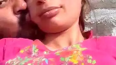Pakistani bhabhi boob press outdoor by secret lover