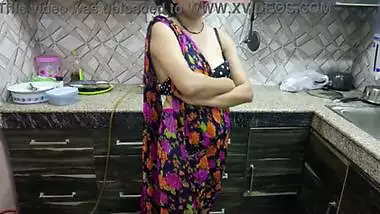 Indian Desi Bhabhi was taken to the field and made into a mare and fucked in kitchen