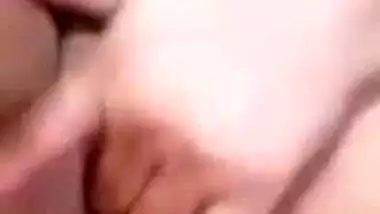 BBW showing nude body on video call with lover