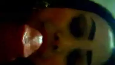 Paki girl with red lips satisfies cock in point of view sex video